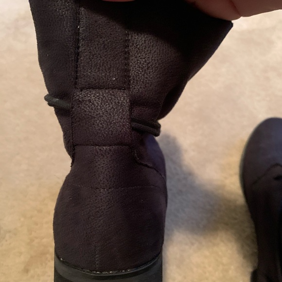 Black tie up combat boot - Picture 6 of 6